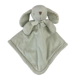 Blankets & Beyond Mint Green Bunny Rabbit Lovey Baby Security Blanket Nunu